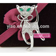 fashion animal crystal brooch for promotional gift